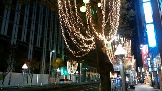 広小路通りのイルミネーション