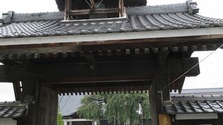 山門の形が実にユニーク。