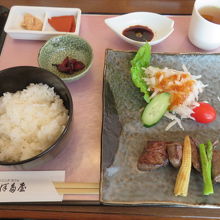 近江牛あみ焼御膳