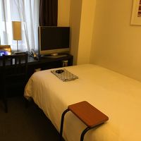 ベッドは柔らかい。