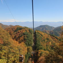 ロープウエイからの景色