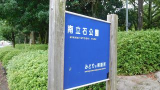 歩きやすく綺麗に整備された公園