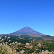 十里木高原から見えた富士山