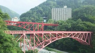 トロッコを見る絶景スポットです。