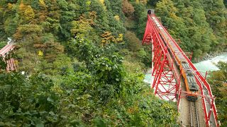 トロッコの展望スポットです。