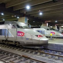 ＴＧＶが並び壮観。