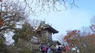 山頂の神社はパワースポット