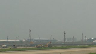 上海とはいえ中国の空港