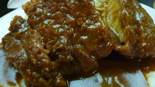 これが噂のデミソースとんかつ