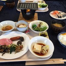 朝食ビュッフェ