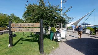 やっぱりここがいいね　夏は最高！船も見えるし島も見える