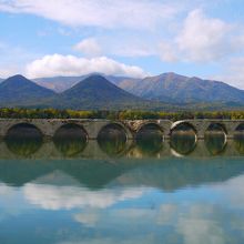 タウシュベツ川橋梁が間近