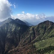 西日本最高峰、石鎚山