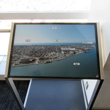 案内表示板はベタな写真のみ