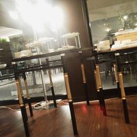 8月だったのでテラスでビアガーデンをやっていました。