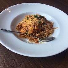 シーフードスパゲッティマリナラソース