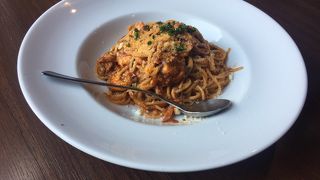 シーフードスパゲッティマリナラソース！