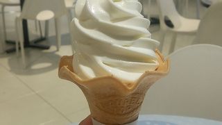 牛乳のようなソフトクリーム