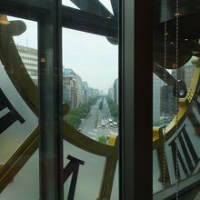 大時計の裏側。