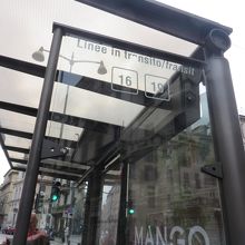 トラム乗り場・