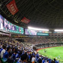 外野ビジター席からの風景