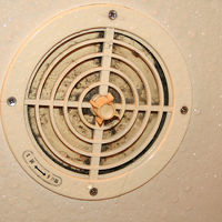 風呂場の換気扇？ホコリだらけ