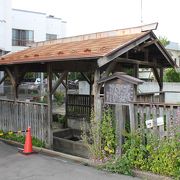 歴史ある湧水ですが水は流れていません