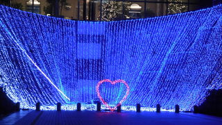 綺麗なライトアップ演出