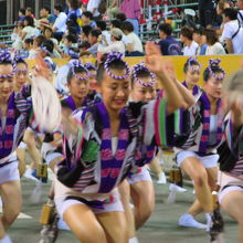 市役所前演舞場第二部　県協会合同　娯茶平連