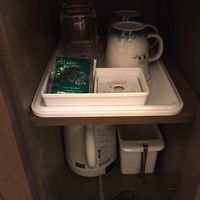 緑茶のティーバッグ。コーヒーは無し。