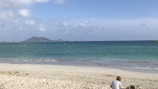 キレイだけど風が強かった