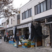 道の駅　奥久慈だいごの建物。