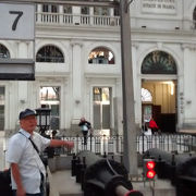 典型的なヨーロッパの鉄道駅