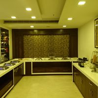 朝食はブッフェスタイル