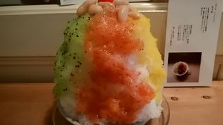 カラフルかき氷