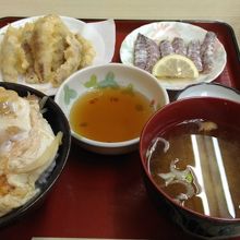 シャコ丼定食