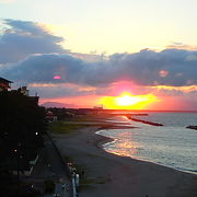 夏休みの、皆生温泉海水浴