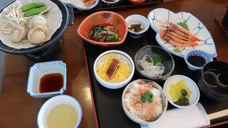 甘エビとホタテのご膳 ♪