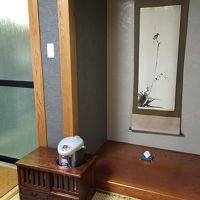 左の扉の向こうに露天風呂があります