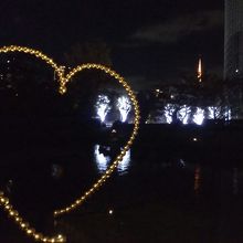 ハートのオブジェ