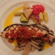 メインの魚（目鯛）