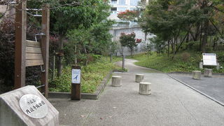 小さな広場です