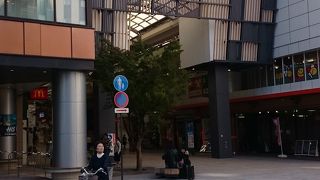 伊予鉄道・大街道駅の目の前