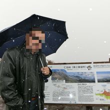 雪が降るなんてびっくり