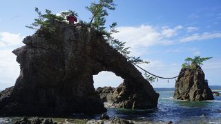 よくいう夫婦岩の姿