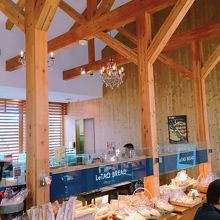 パンが並ぶコーナー