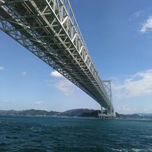 海峡と大鳴門橋、マッチしています
