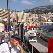 丁度F1グランプリモナコが行われた翌日で、F1の雰囲気が街中に漂っていました。