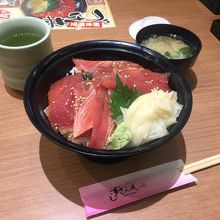 朝食限定づけ丼