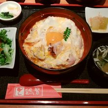 お昼の塩親子丼定食